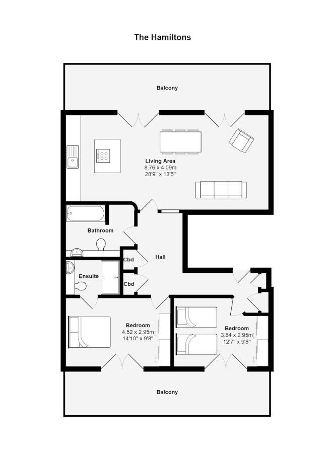 Your Space Apartments - The Hamilton'S Cambridge  Luaran gambar